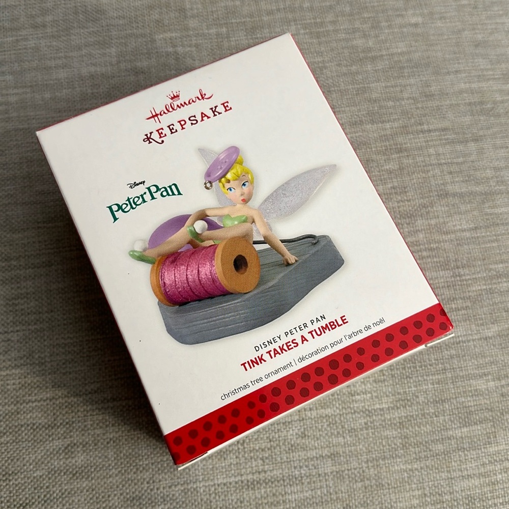 NIB! Never Been User Tink Takes a Tumble Hallmark Ornament 2013
